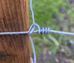 fencing termination knot